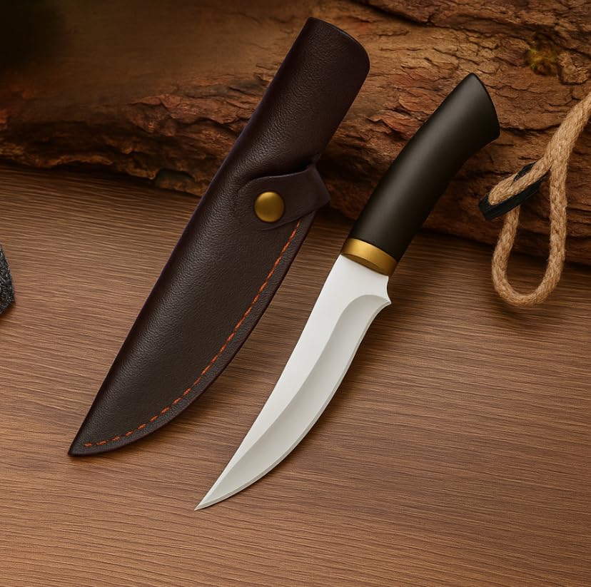 Image of Wizbiz Premium Multi-Purpose Chef Knife for Kitchen | Sharp Stainless Steel Blade with Ergonomic Black Handle | Vegetable, Fruit, Meat & Bread Cutting Knife | Ideal for Home, Hotel & Restaurant Use