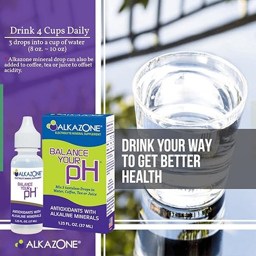 Miniatura 7 de AlkaZone - Gotas de refuerzo de pH alcalino de 1.25 fl oz (paquete de 3)