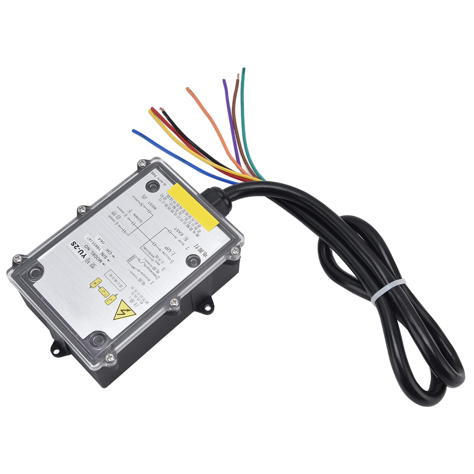 Generic Control Remoto de Radio Industrial para Operación de Grúa Inalámbrica Interruptor de Elevación de Polipasto ABS Duradero con 2 Llaves Adecuado para Uso Pesado (AC 220V)