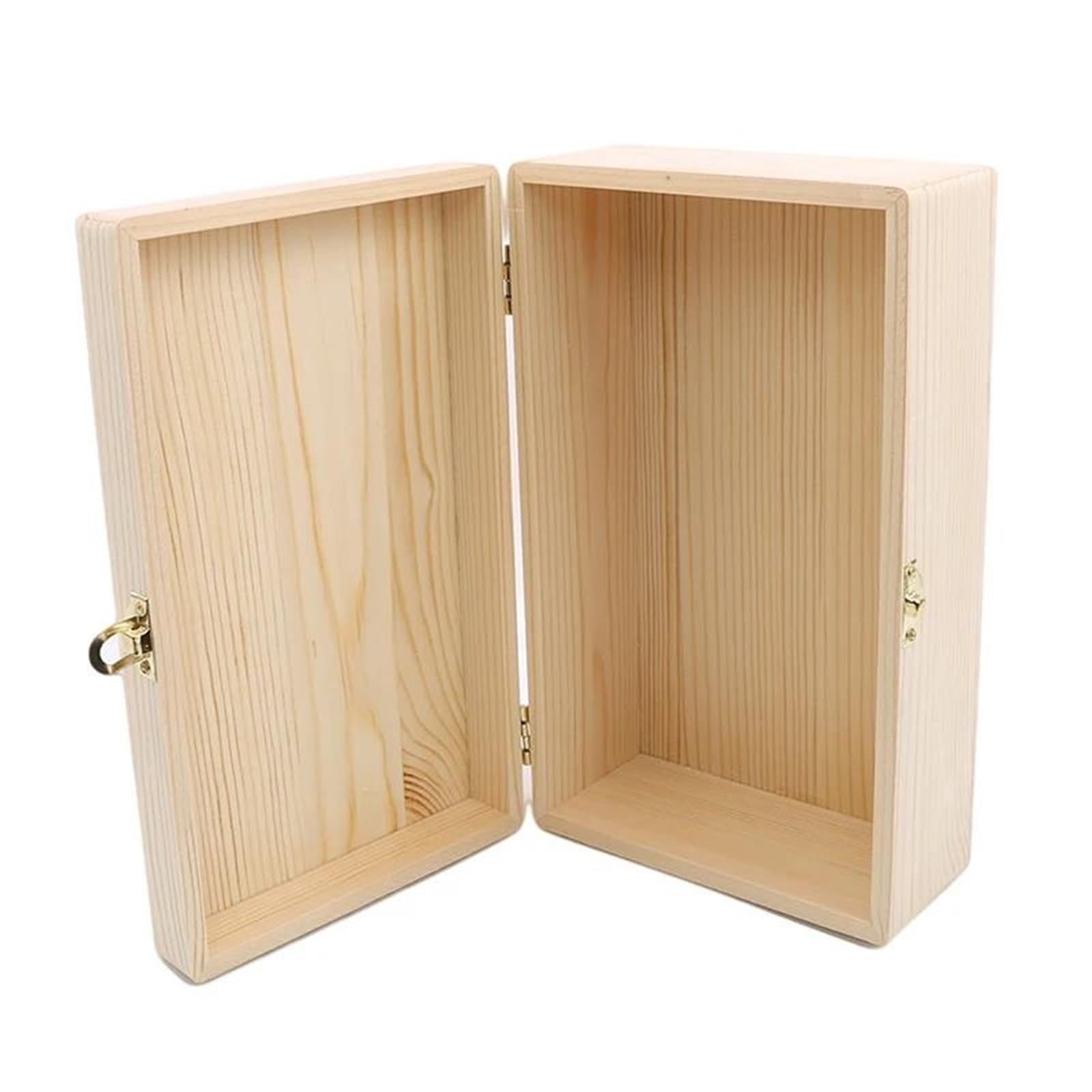 Joyeros Originales Caja Regalo Madera Maciza Hecha A Mano Caja Hogar Artesanal Almacenamiento Madera Rectangular Pino Escocés Color Registro Caja Hecha Mano Joyeros Mujer Joyero Madera
