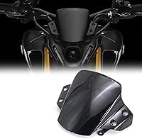 Vista 1 de Compatible con Yamaha MT-09 2021 2022 2023 Accesorios de motocicleta Parabrisas parabrisas MT09 MT 09 mt09 mt09 (negro)