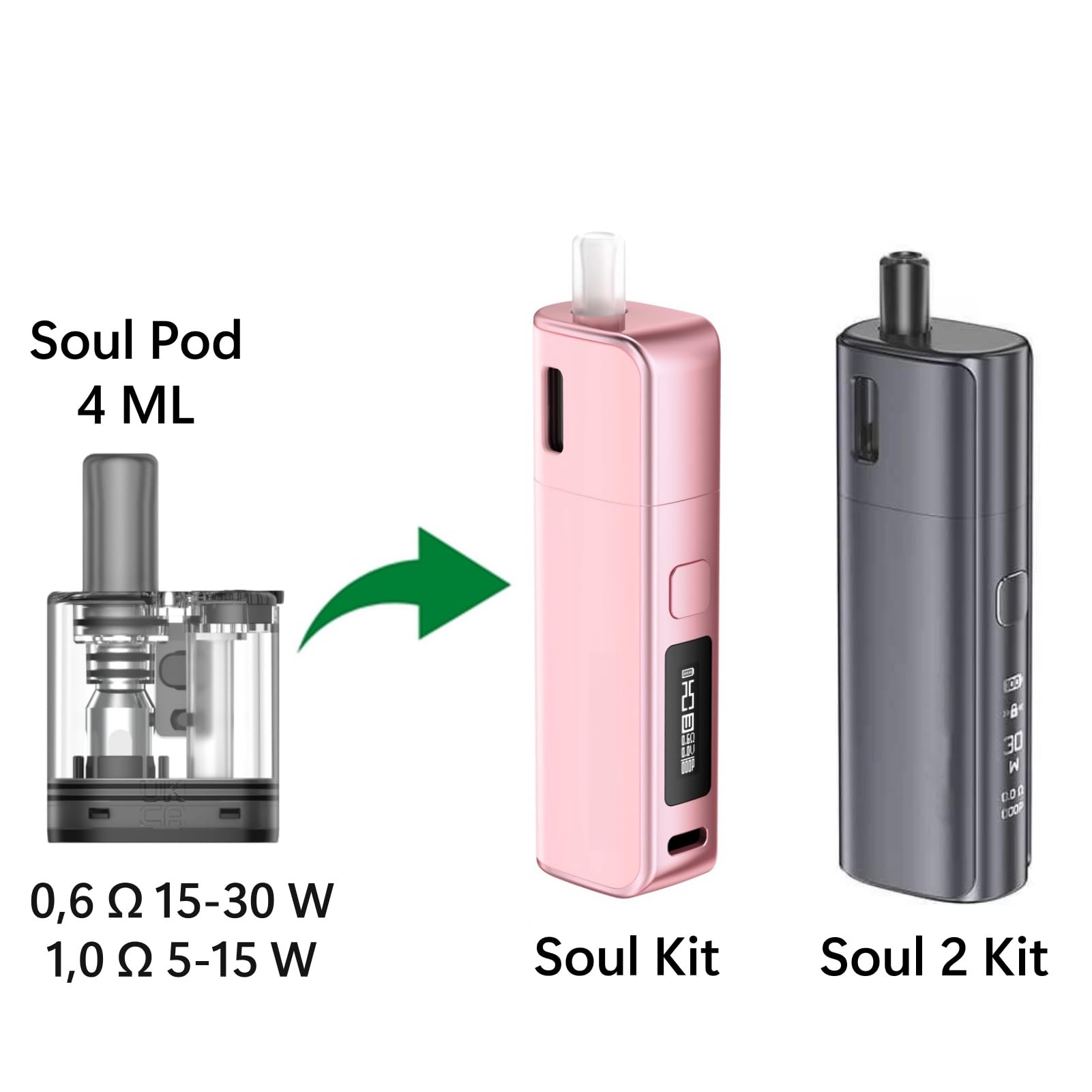 geekvape aegis solo 3 istruzioni GeekVape Soul 30W Pod System - Vape Pod Kit main image 1