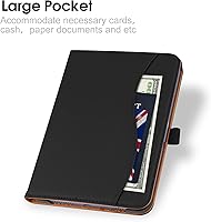 Vista 6 de Funda para iPad mini 7 (A17 Pro) 2024, iPad mini 6 2021, iPad mini 7ª/6ª generación de 8.3 pulgadas, funda de piel sintética de alta calidad