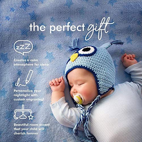 Personalized Night Light For Kids Girls Boys Customized Gifts For Baby Boy Bedroom Moon And Stars #TOP2