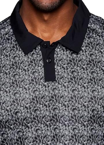 Rbx Men's Printed Golf Shirt, Short Sleeve Quick Drying Polo Shirt Xl #TOP1