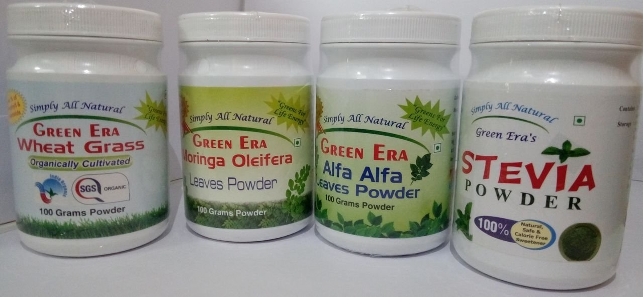 Green Era Organic Combo pack Powder 100 Gms Per Bottle