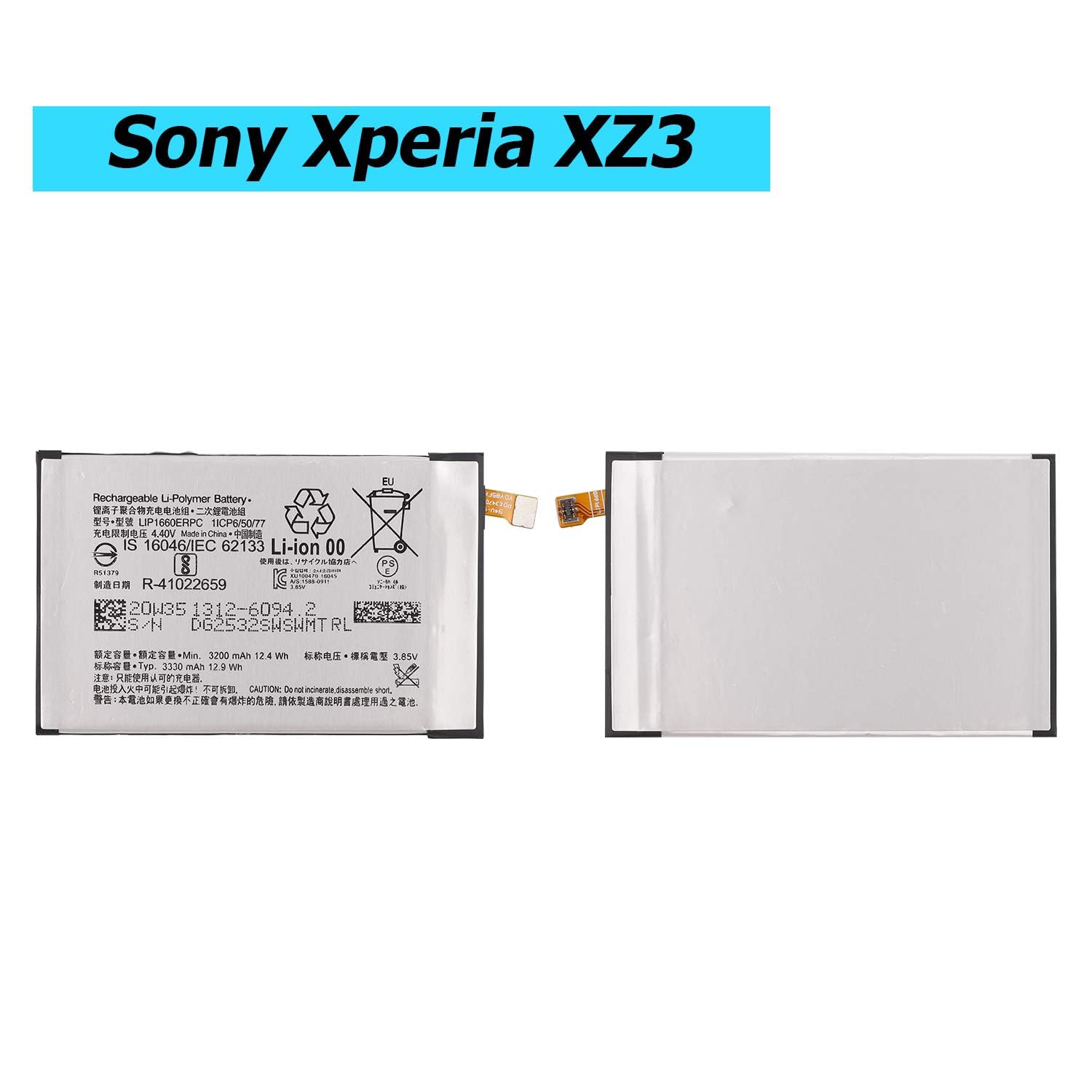 Vvsialeek LIP1660ERPC Replacement Battery Compatible with Sony Xperia XZ3 H9436 H8416 H9493 with Toolkit