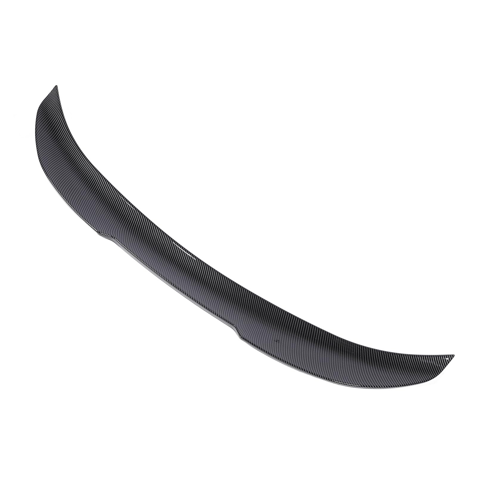 Keenso Tylny Spojler Bagażnika Carbon Fiber Pattern Spoiler ABS, for PSM