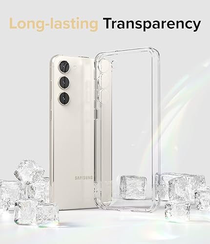 Miniatura 3 de Ringke Fusion Muestra la belleza natural Funda compatible con Samsung Galaxy S23 funda transparente 5G para mujeres hombres parachoques transparente