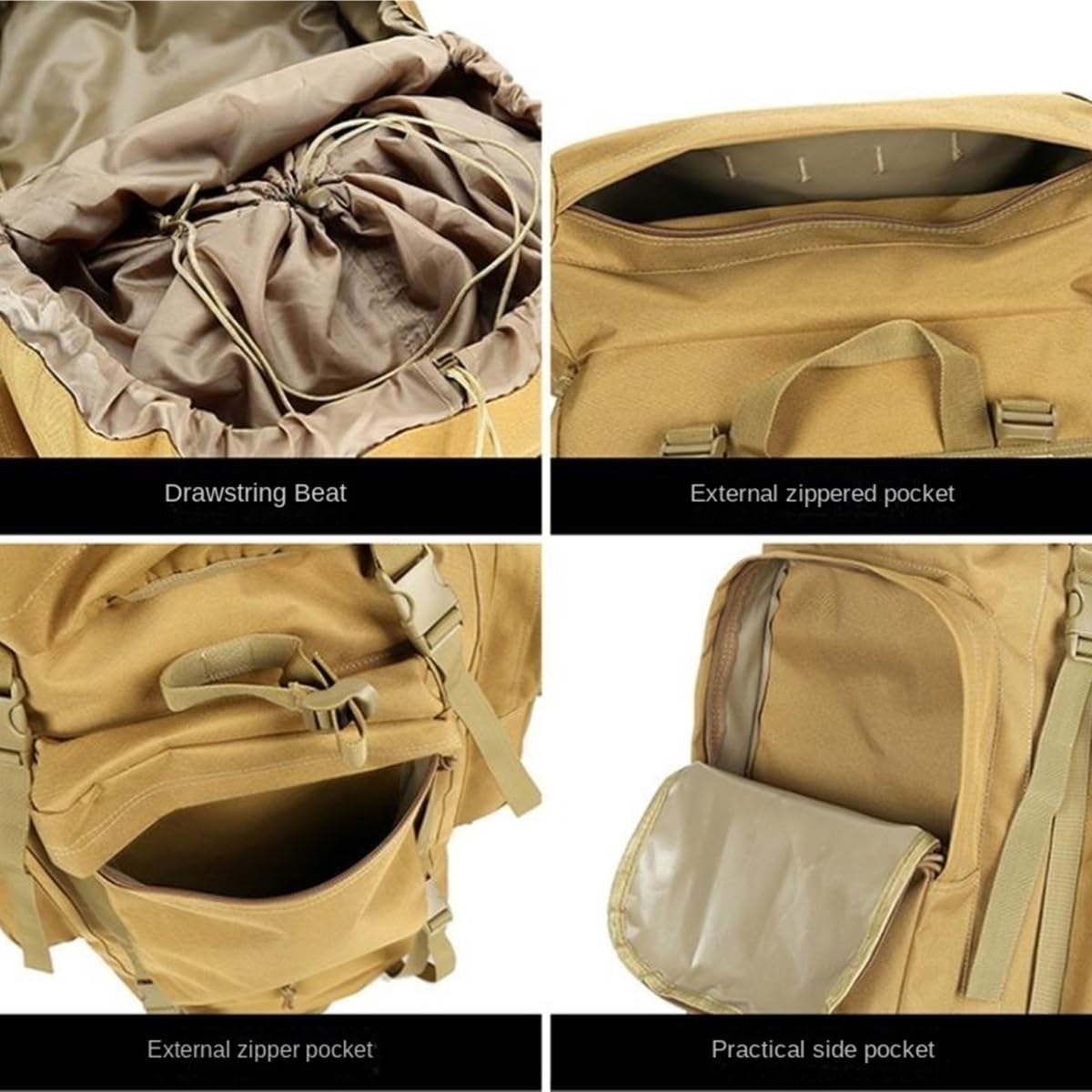 ontañismo Mochila de Senderismo Mochila Multifuncional Mochila De Camping Mochila De Viaje Al Aire Libre Mochila De Senderismo Bolsa De Camping Y Senderismo Campamento Exterior