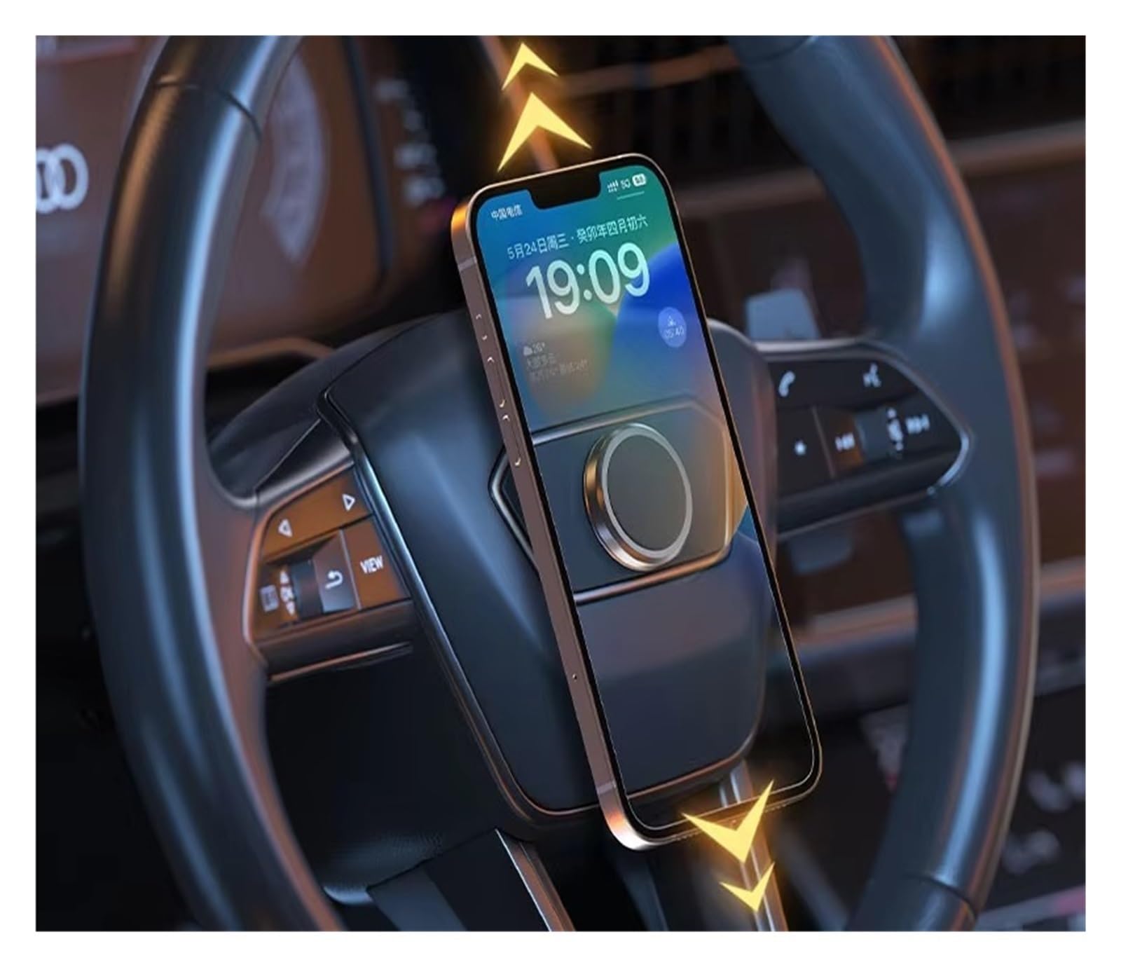 Per Iphone Universale Magnetico Auto Telefono Titolare Volante Cellulare Smartphone Stand Magnete Supporto Cellulare In Auto GPS Porta Cellulare Auto