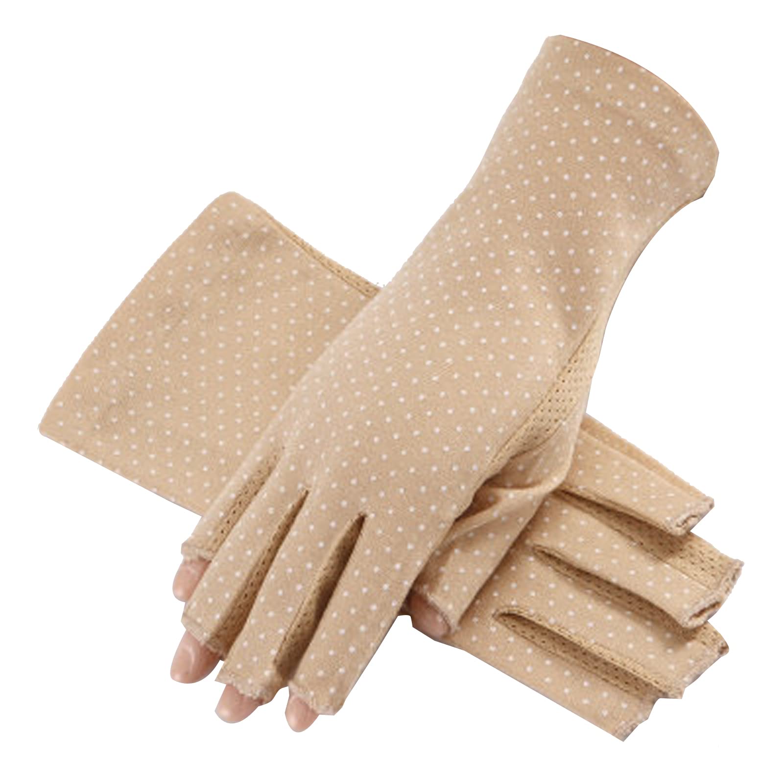 WINBOB Sunblock Gloves Non Slip UV Protection Driving Gloves Summer Outdoor Gloves for Women and Girls