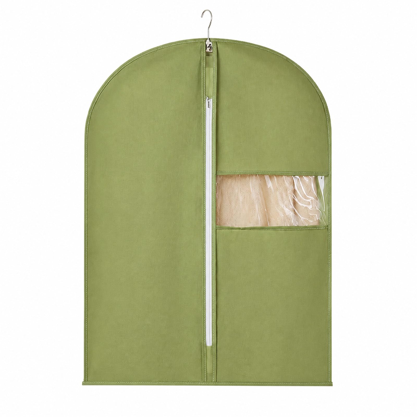 Fundas Ropa Antipolvo para Trajes,Transpirable Bolsas de Ropa Fundas con Cremallera,Cremallera Cubiertas de la Ropa,Humedad,Transpirables,para Vestidos Largos,Vestido de Novia