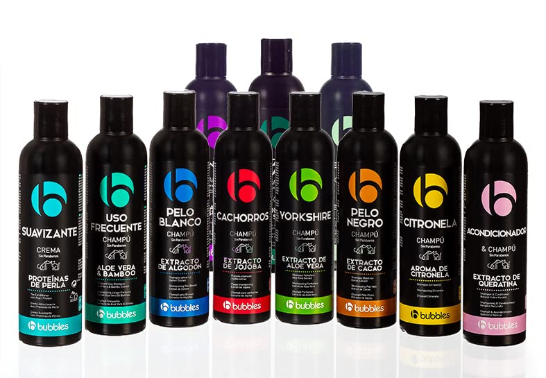 Bubbles Konditionierendes 2-in-1 Hundeshampoo mit Hydro Keratin 250 ml