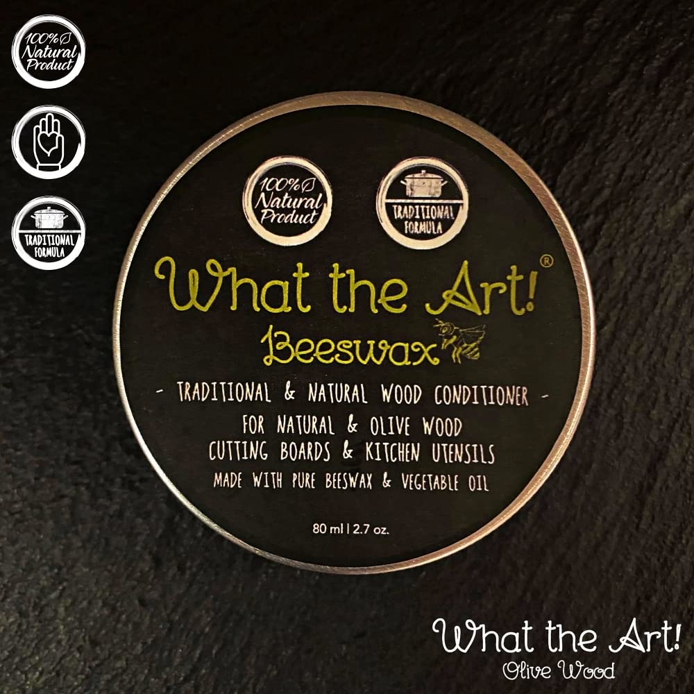 AllisWay Holzpflege - Natürliches Bienenwachs Für Schneidebretter & Holzgeschirr