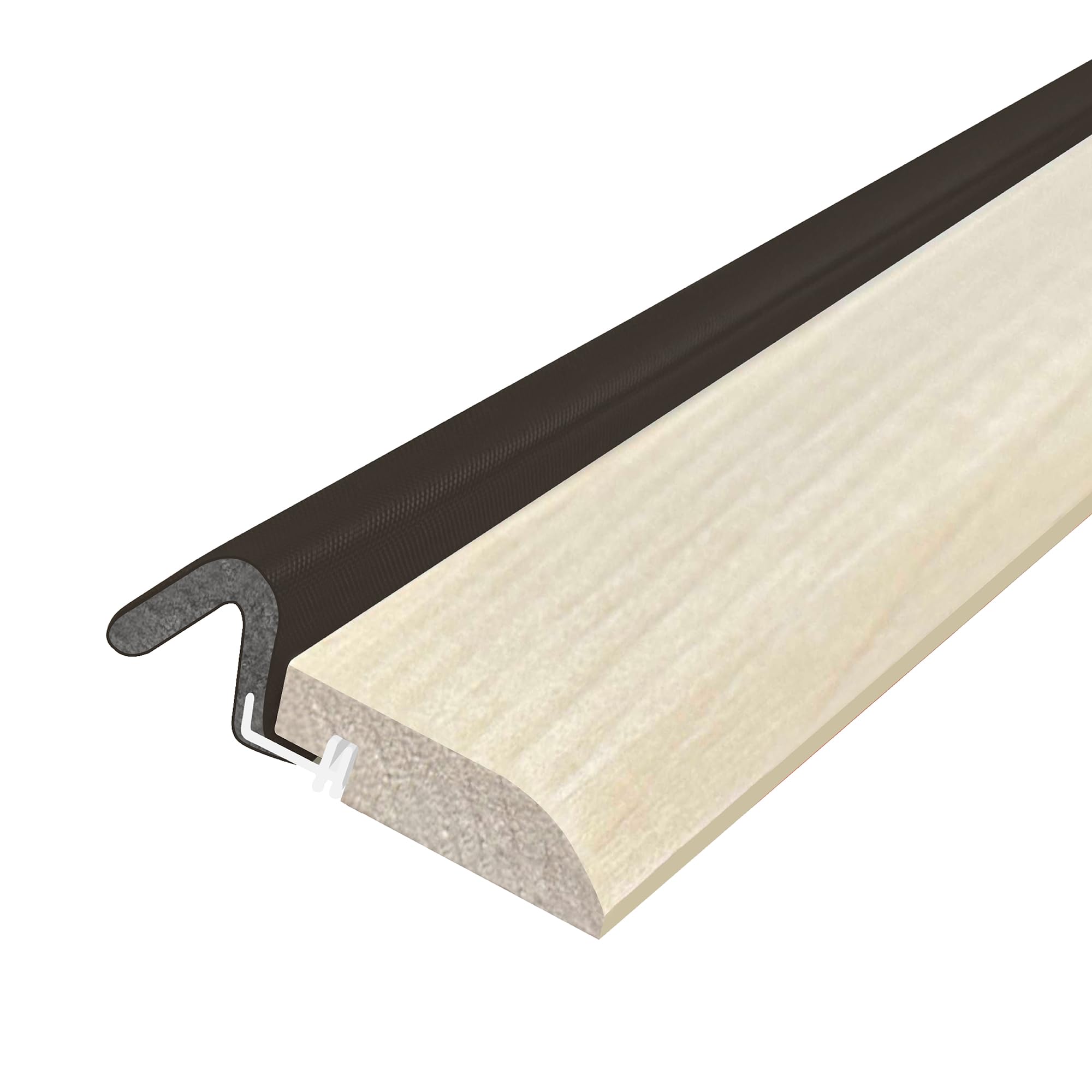 Amazon.com: Streamline Pattern Wood Door Stop Set, with Brown Q