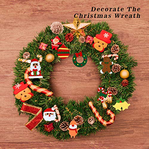 Wizdar 25 Set Christmas Ornaments Felt Material Christmas Tree Ornaments Santa Snowman Angel Reindeer Penguin Hanging Tree Ornaments For Mini Christmas Tree Decorations #TOP3