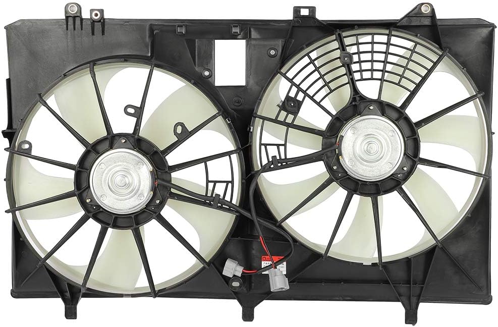 Radiator Cooling Fan Assembly For Toyota Sienna & Lexus RX350 2010-2017 - Dual Fans