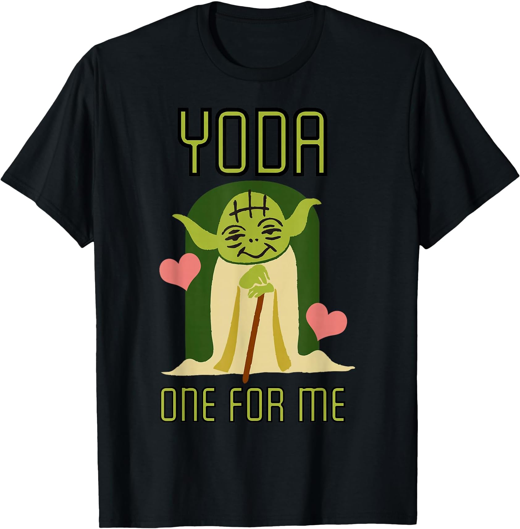 Star Wars Yoda One For Me Cute Matching Valentine's Day T-Shirt