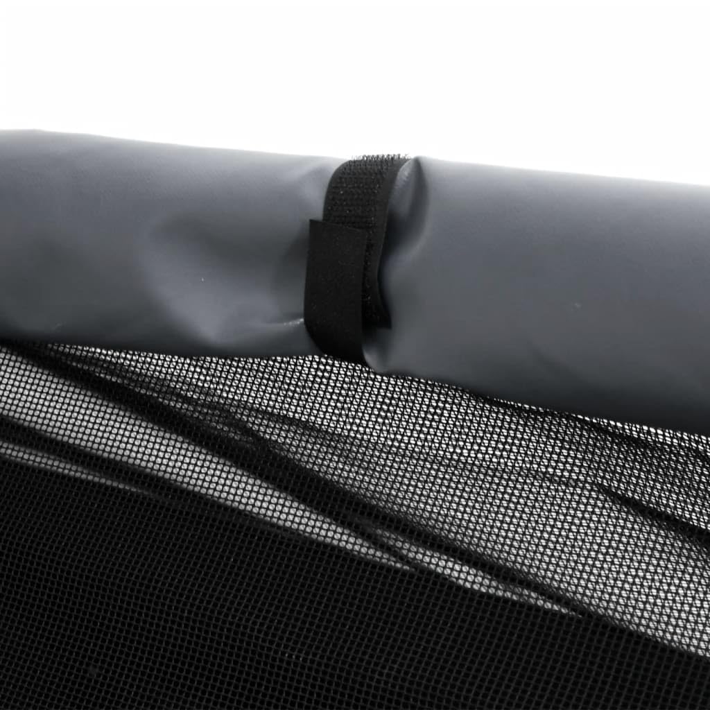 vidaXL Cuccia per Cani Grigio Chiaro in Tessuto Oxford e Acciaio