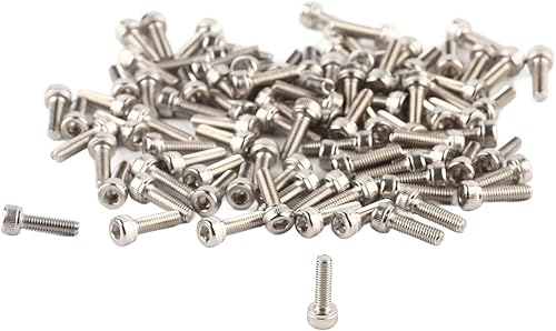 Miniatura 8 de 100 tornillos de cabeza hexagonal de acero inoxidable 304, M3 x 6/8/10/12/14/16/18/20/22/25/1.181 in (M3 x 10)