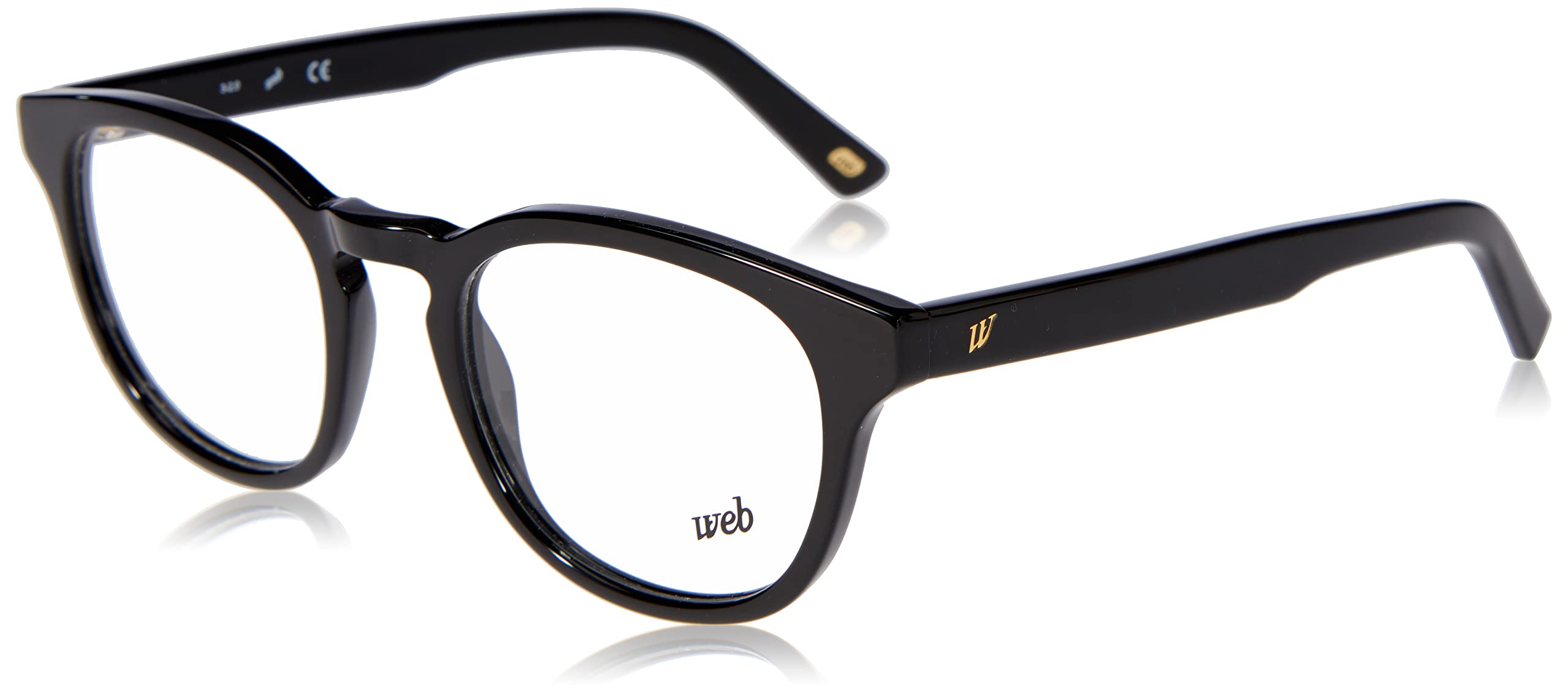 Web WE5346 Occhiali, Shiny Black, 49 Unisex-Adulto