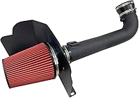 MOOSUN Cold Air Intake Kit for 2014-2020 Silverado 1500, Sierra 1500, Tahoe, Yukon V8 5.3L/6.2L - Boost HP 7-10%, Black & Red
