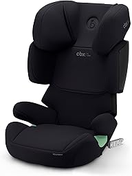 CBX by CYBEX Kinder-Autositz Solution X i-Fix, Für Autos mit und ohne ISOFIX, Ab ca. 3 bis 12 Jahre (100 - 150 cm), Ab ca. 15 bis 50 kg, Schwarz