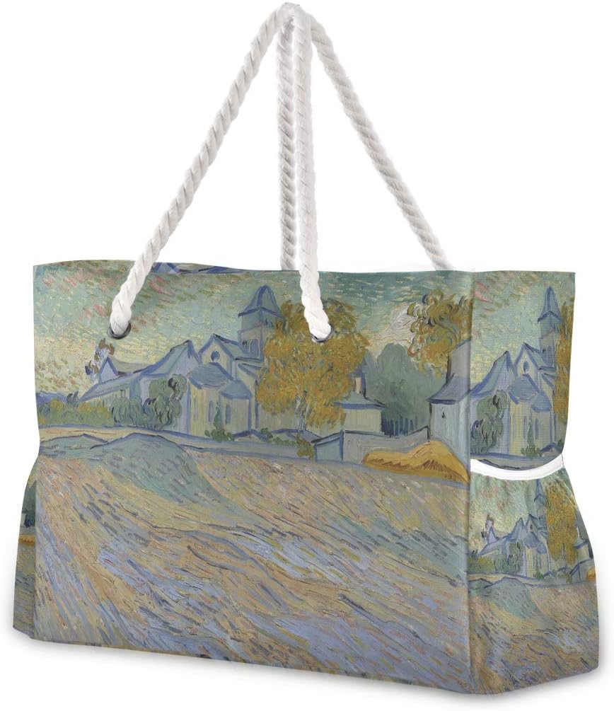 FANTAZIOVan Gogh Blick Household Essentials Utility Tote Bag Beach Bag