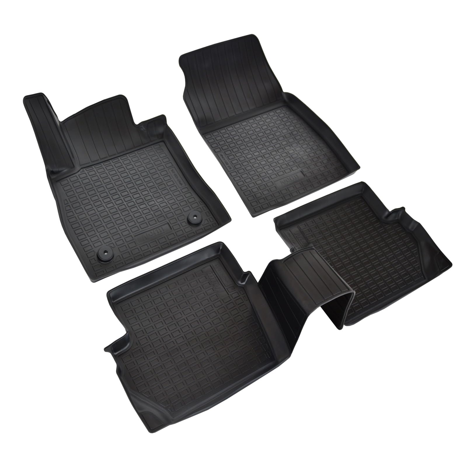 J&J AUTOMOTIVE | NORM 3D Tappeti Tappetini Auto In TPE Gomma Su Misura Per Puma dal 2019, Kit di 5 pezzi, Inodore, Nero, Antiscivolo