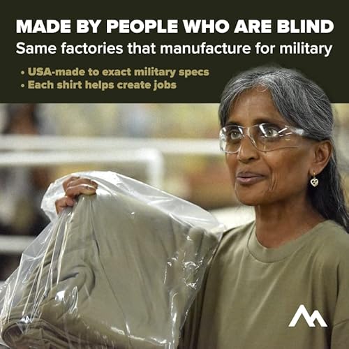 Pinnacle Mercantile Moisture-Wicking Crew Neck T-Shirt Made In Usa Tan 499 100% Polyester Undershirt Multipack For Military, Airsoft, Tactical, Survival Exact Us Military Specs #TOP3