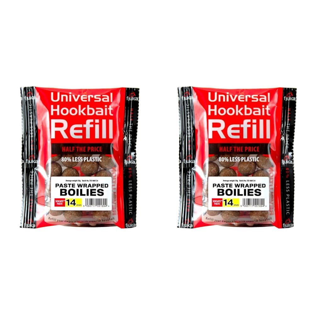 FjukaPaste Wrapped Boilies 14mm REFILL High-attract bait Big fish  Carp barbel