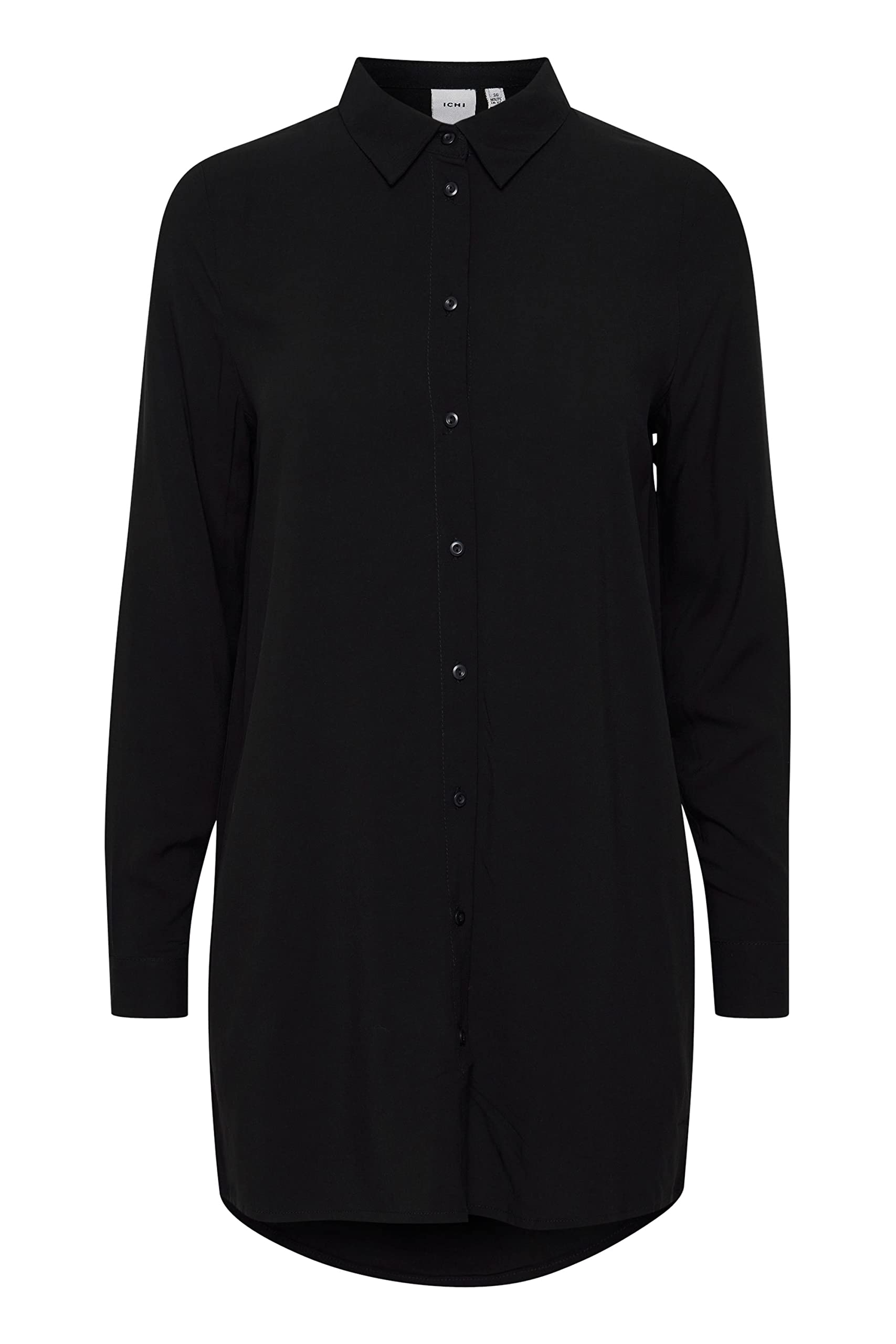 Ichi Women's Noir Long Blouse Woman Main
