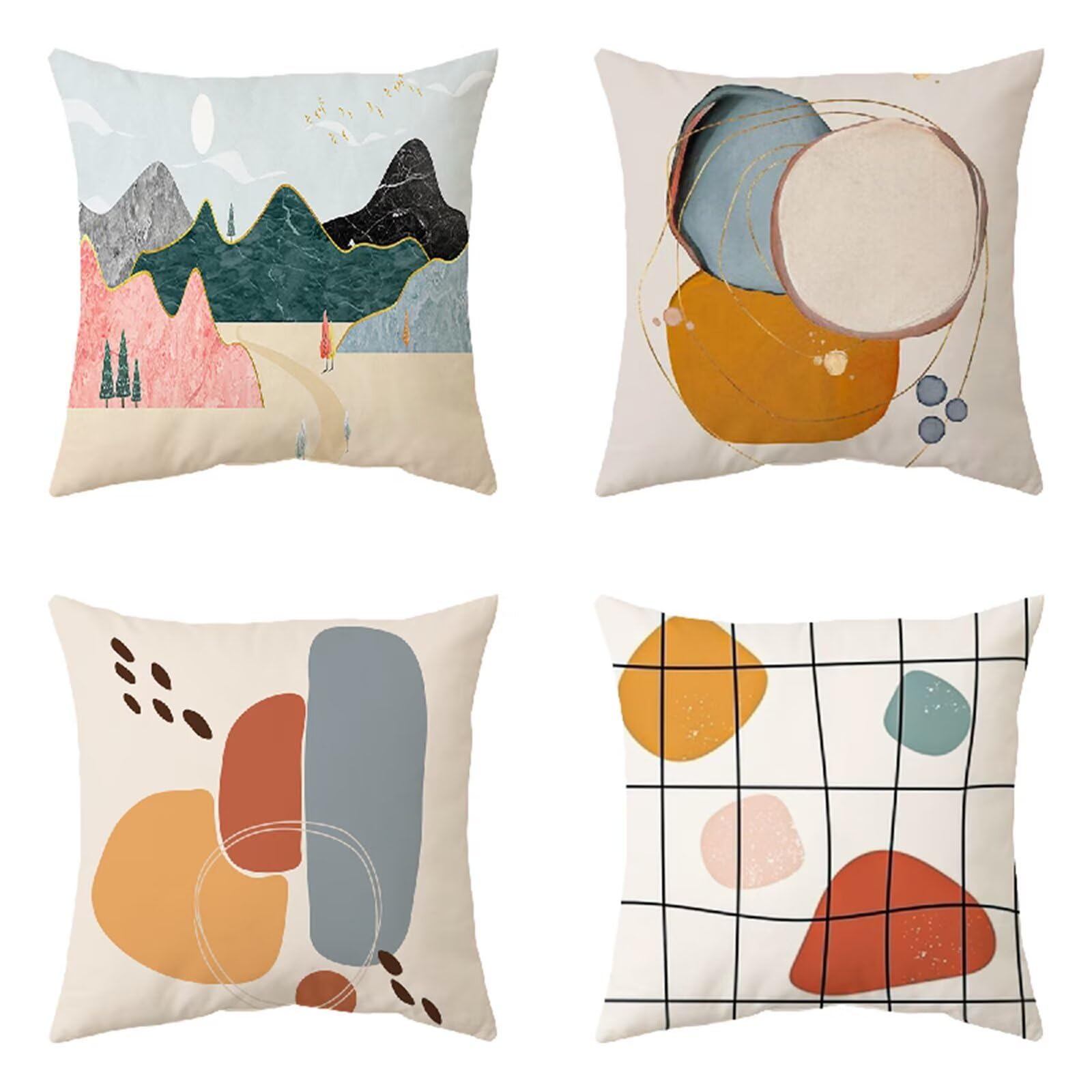 Housses de coussin imperméables de 70x70cm anti pluie pour salon de jardin