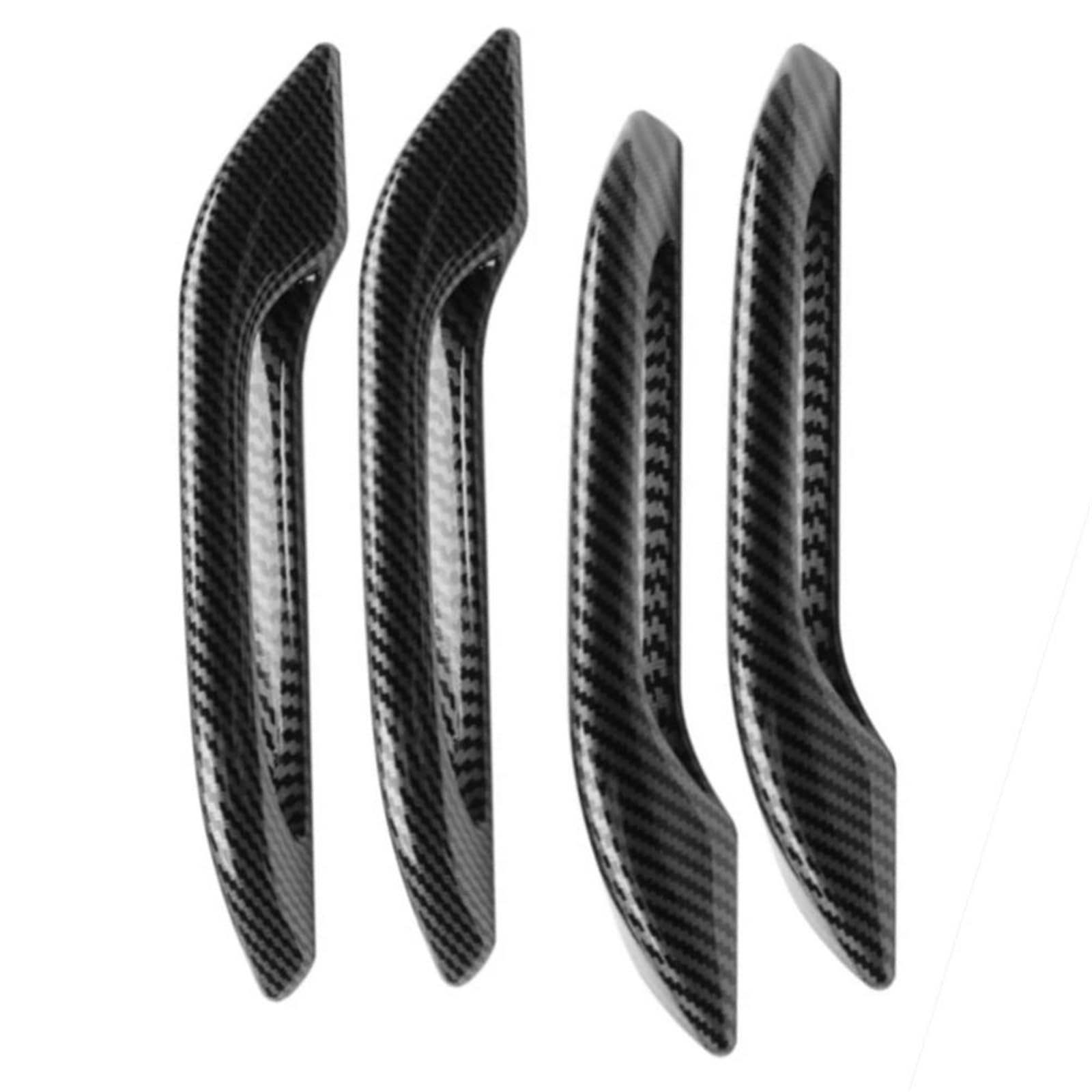 UJNHEQ Car Door Handle Sticker Trims for Tesla for Model 3/Y 2017 2018 2019-2023 Exterior Freeze Plus Patch(Carbon Fiber)