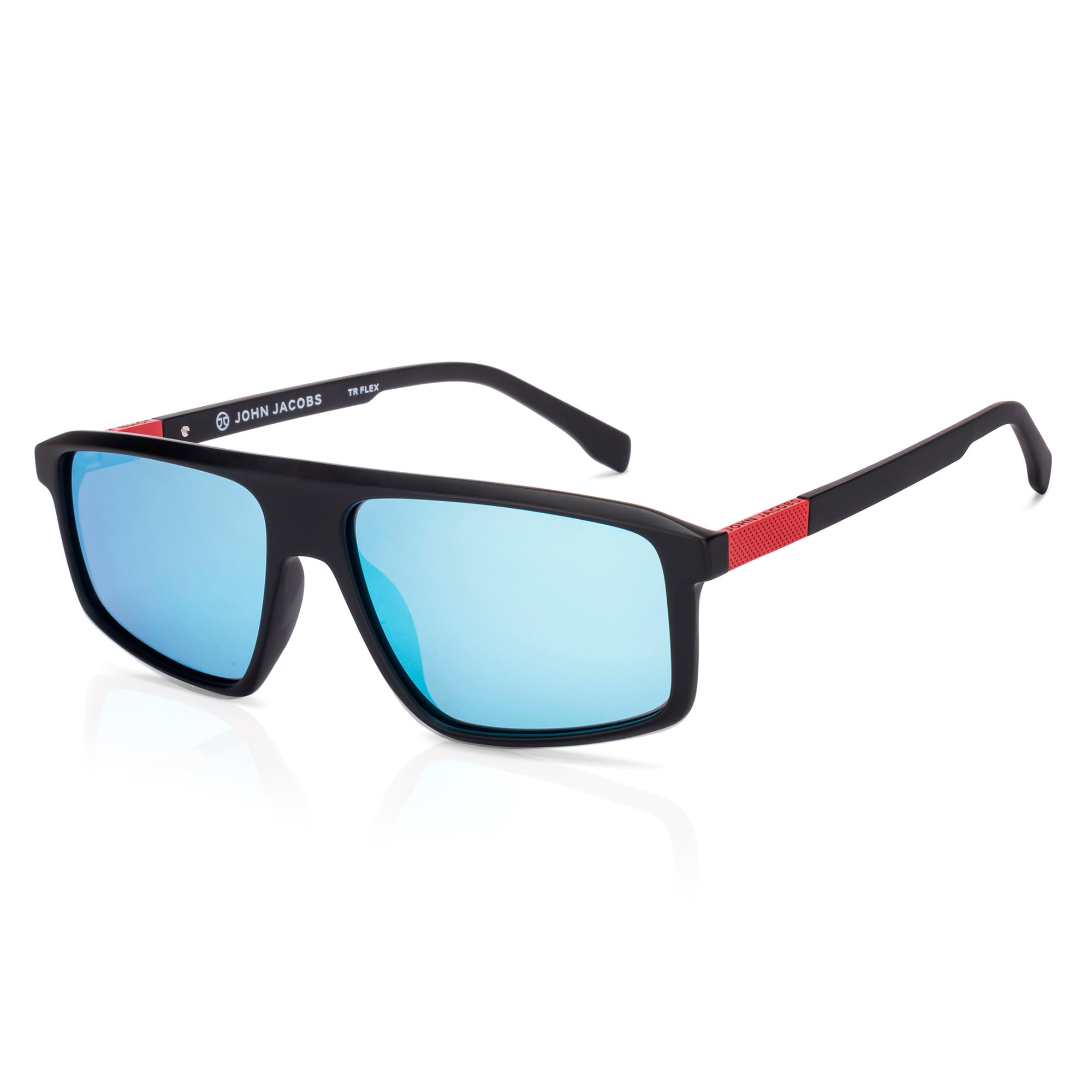 john jacobs Tilak Varma Collection | 100% UV Protection (UV 400) | Full Rim Rectangular Stylish & Premium UV Protected Sunglasses | Men & Women | Wide | JJ S70035-picture-43