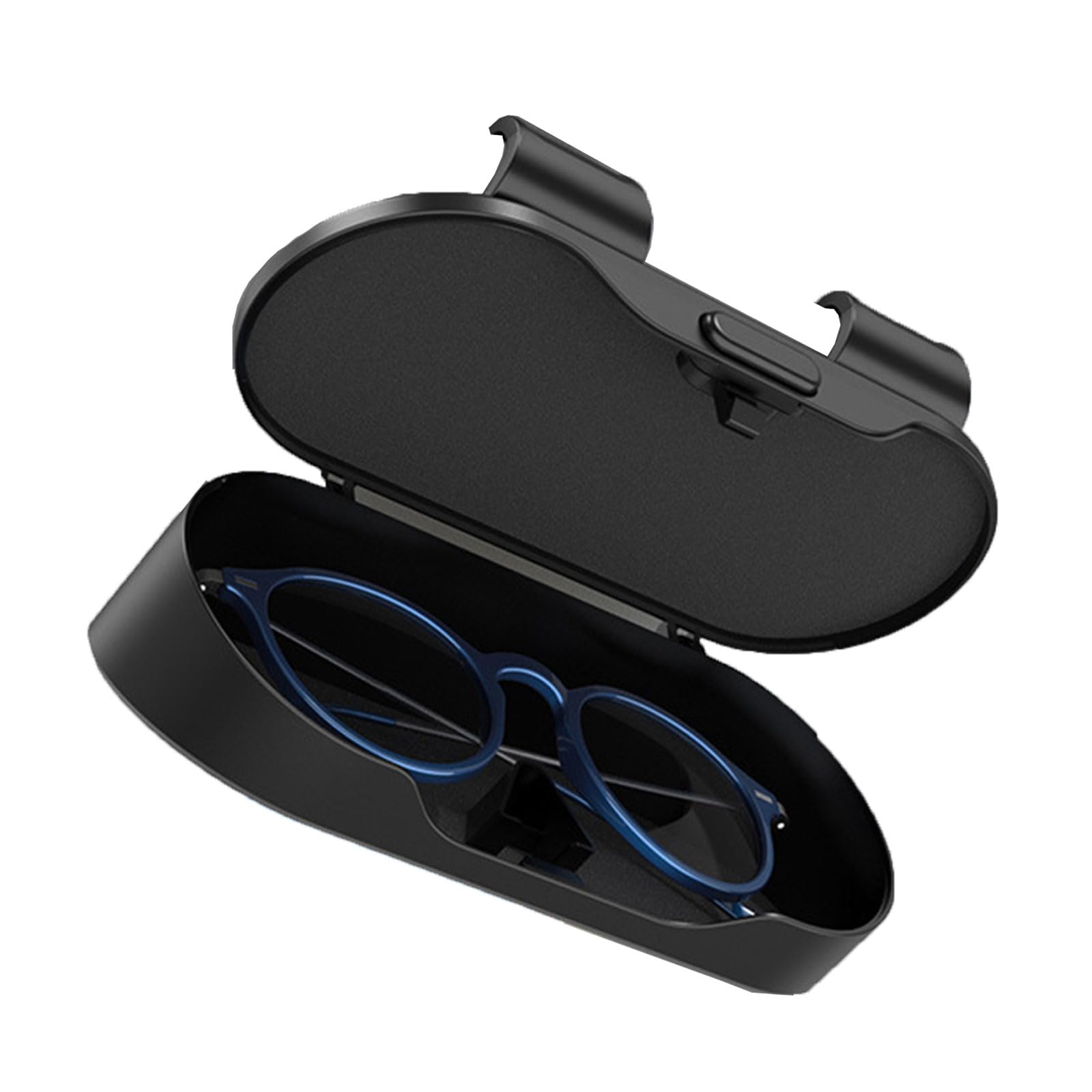 Ljmyy Car Sunglasses Holder With Single For Easy Access While Driving Suitable for Most Visors ABS Construction