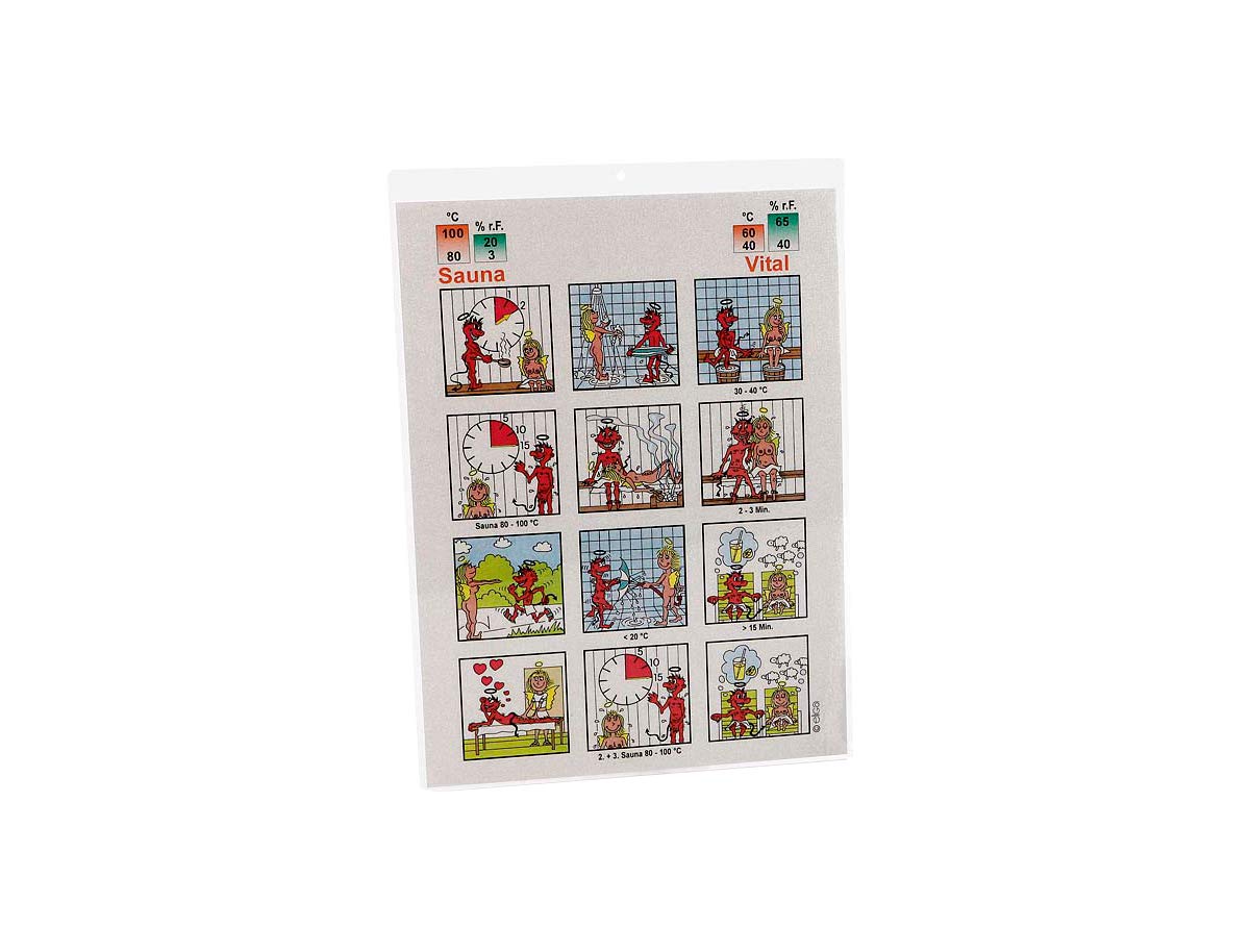 eliga International bathing ruler board for sauna and vitalbath