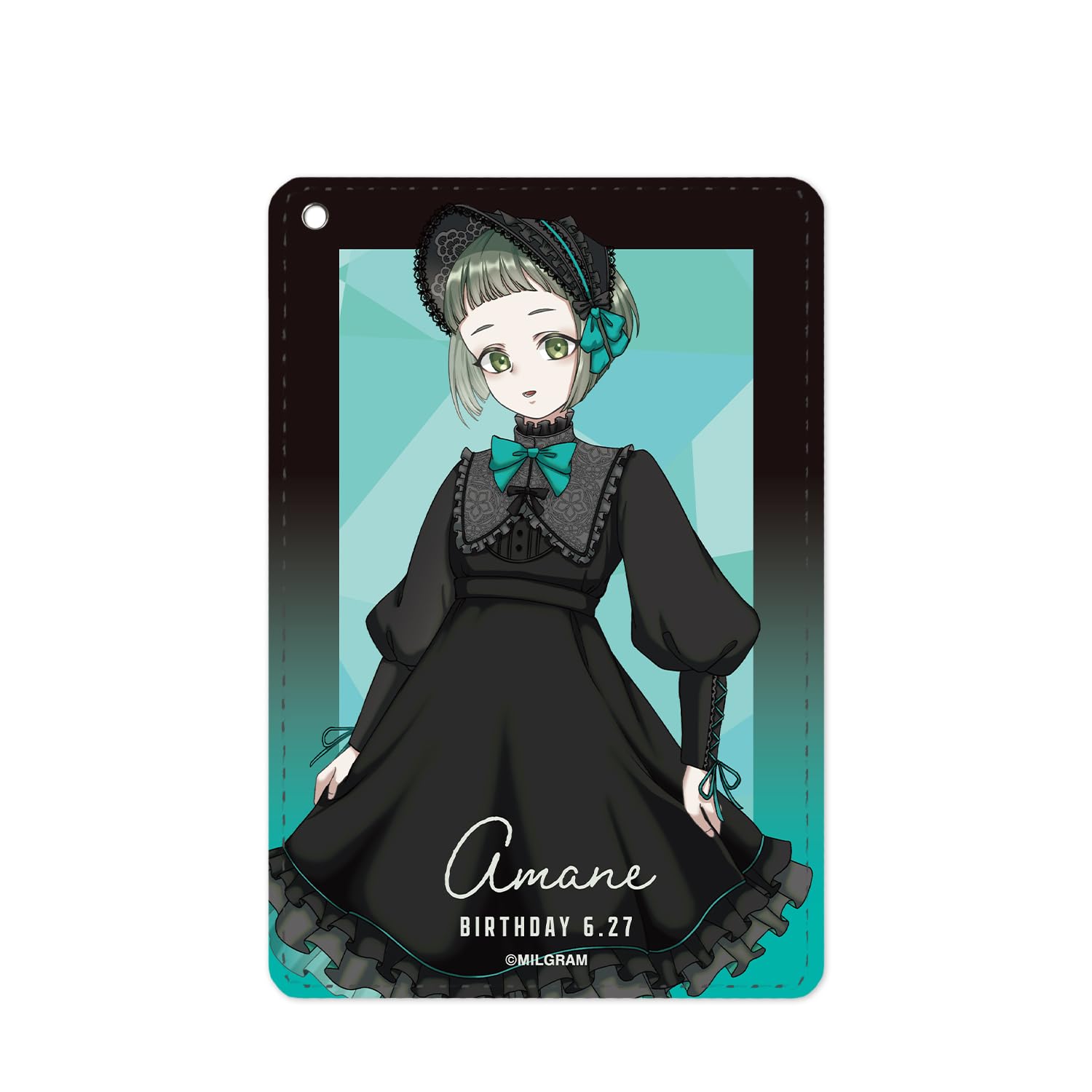 MILGRAM ミルグラム 描き下ろし アマネ バースデーver. 第2弾 1ポケットパスケース