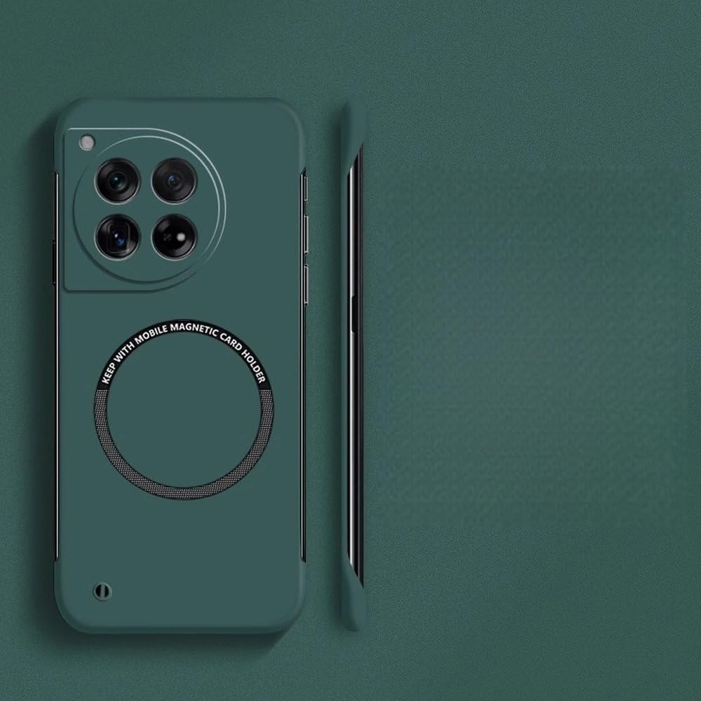 Coque OnePlus 12 magnétique sans cadre anti-rayures en polycarbonate rigide - 5