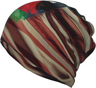 Belarus Map Flag Multifunctional Slouchy Beanie Hat, Soft Stretch Skull Cap for Men & Women31 Black