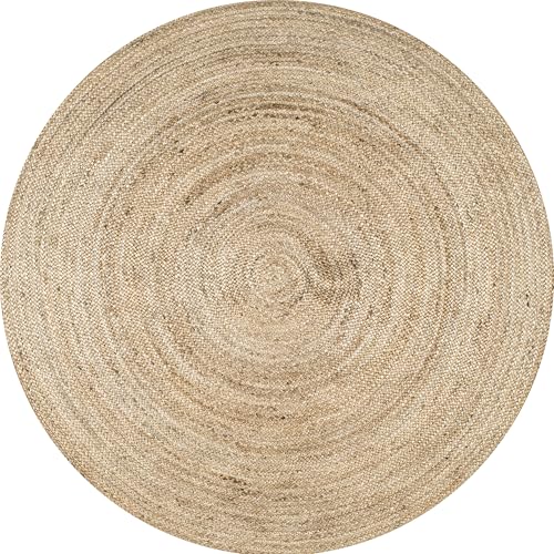 49% Off nuLOOM Hand Woven Jute Area Rug - Natural Farmhouse Design