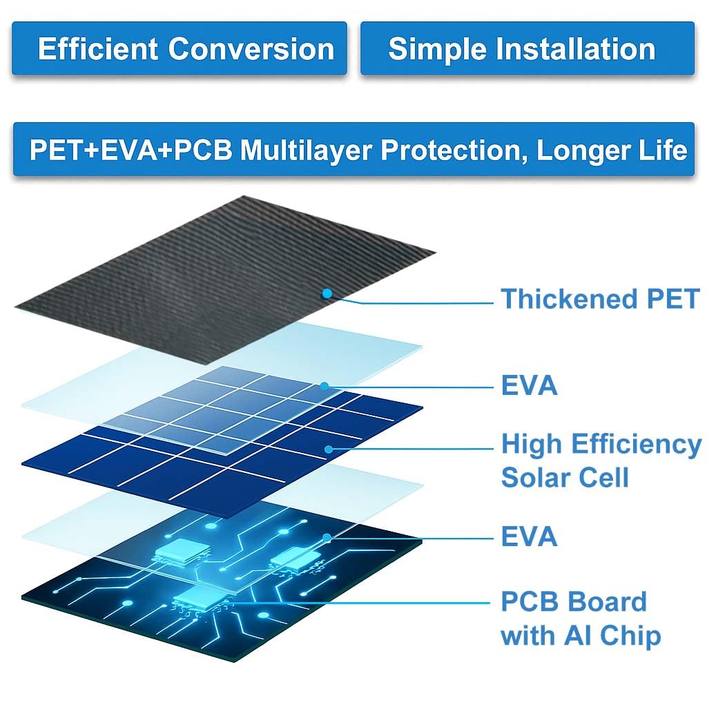 DIANMU Solar Panel for SimpliSafe Outdoor Security Camera & Series 2, with 13FT Weatherproof Cable and Aluminum Alloy Adjustable Mount (1 Pack)
