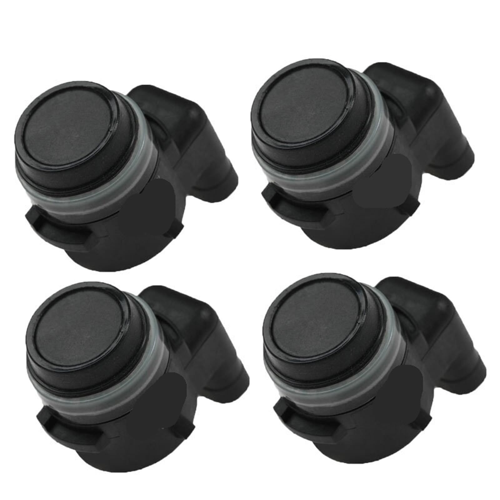 Asistentes de Aparcamiento Compatible con A1 A3 A4 A5 A6 A7 A8 Q3 Q5 Q7 TT Compatible Asiento 5QD919275A Sensor de estacionamiento PDC(4PCS Black)