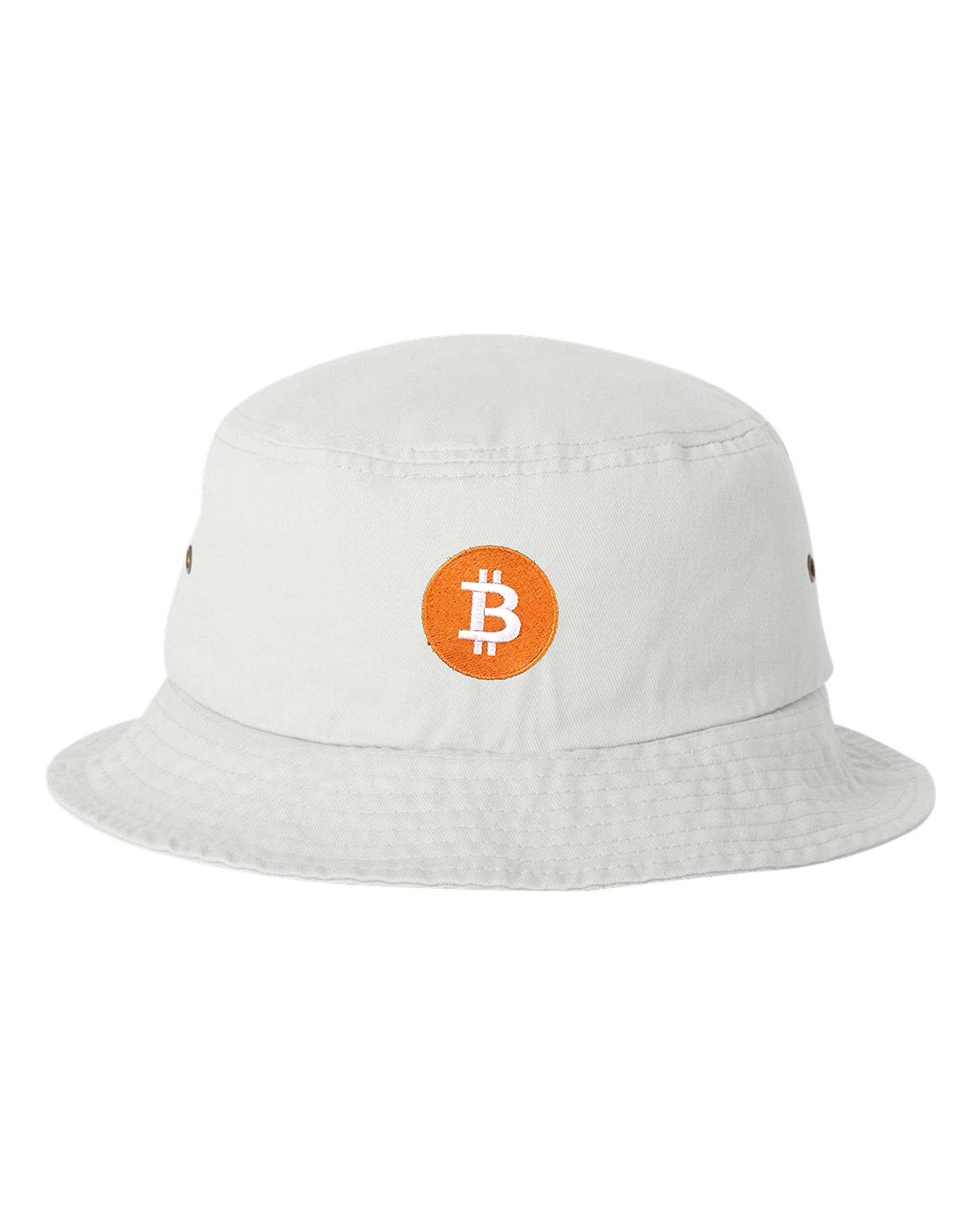 Go All OutAdult Bitcoin BTC Embroidered Bucket Cap Dad Hat
