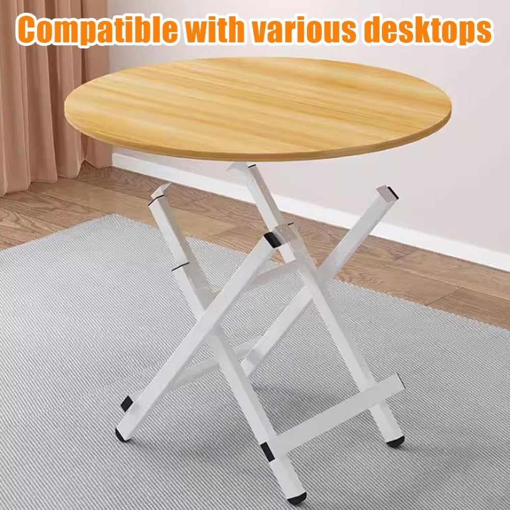 Klappbar Tischgestell Bartisch-Gestell Metall Tischbeine Klapptisch Tischfüße Tischkufen Stabil Möbelbeine Ersatzbeine Für Couchtisch Klapptisch(Black,70cm/28in)