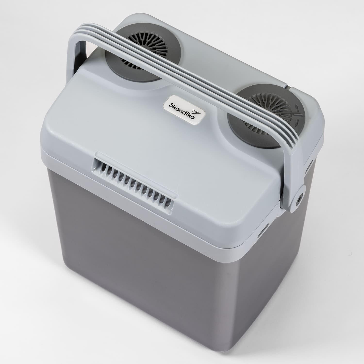 skandika Nevera portátil eléctrica Leira 19L| para coche y enchufe eléctrico, 12V, 220-240V, función enfriar y mantener caliente | nevera para coche, camping, festival, picnic