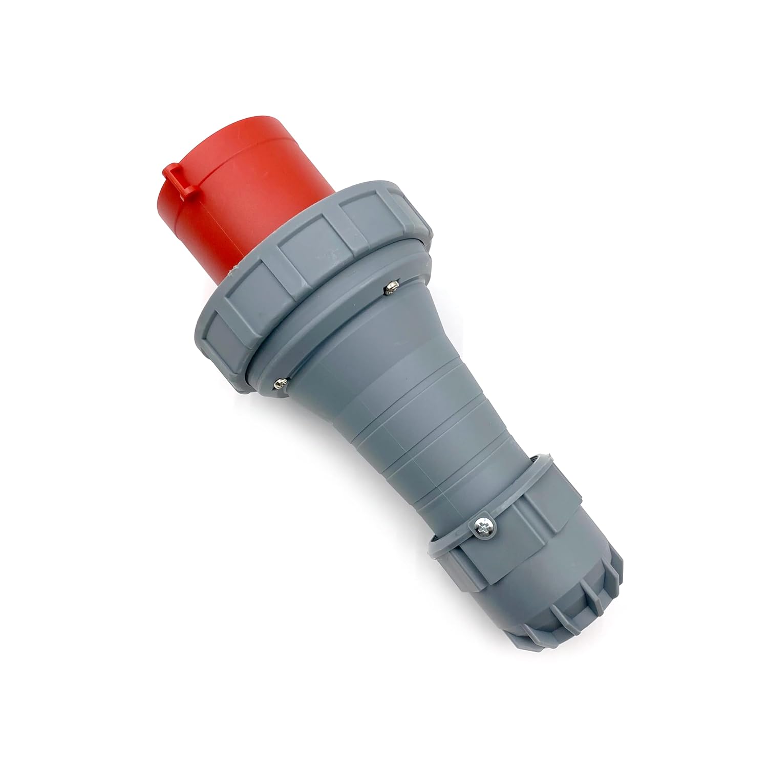 63A 4Pin Industrial Connector Plug, 4Pin 63A 380V-415V 3P+E 6H IP67 Waterproof Male Connector IEC60309 Power Connecting Industrial Plug for Industry and Aviation (63A)