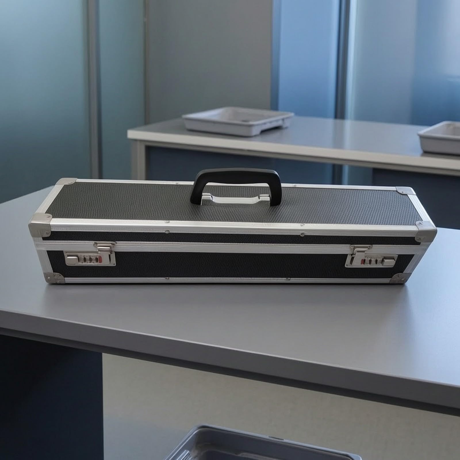 Custodia da Trasporto con Rivestimento Ammortizzante E Chiusure a Combinazione Integrate per Riporre in Sicuro Strumenti Musicali E Componenti Elettronici per Uso Professionale E Hobbistico