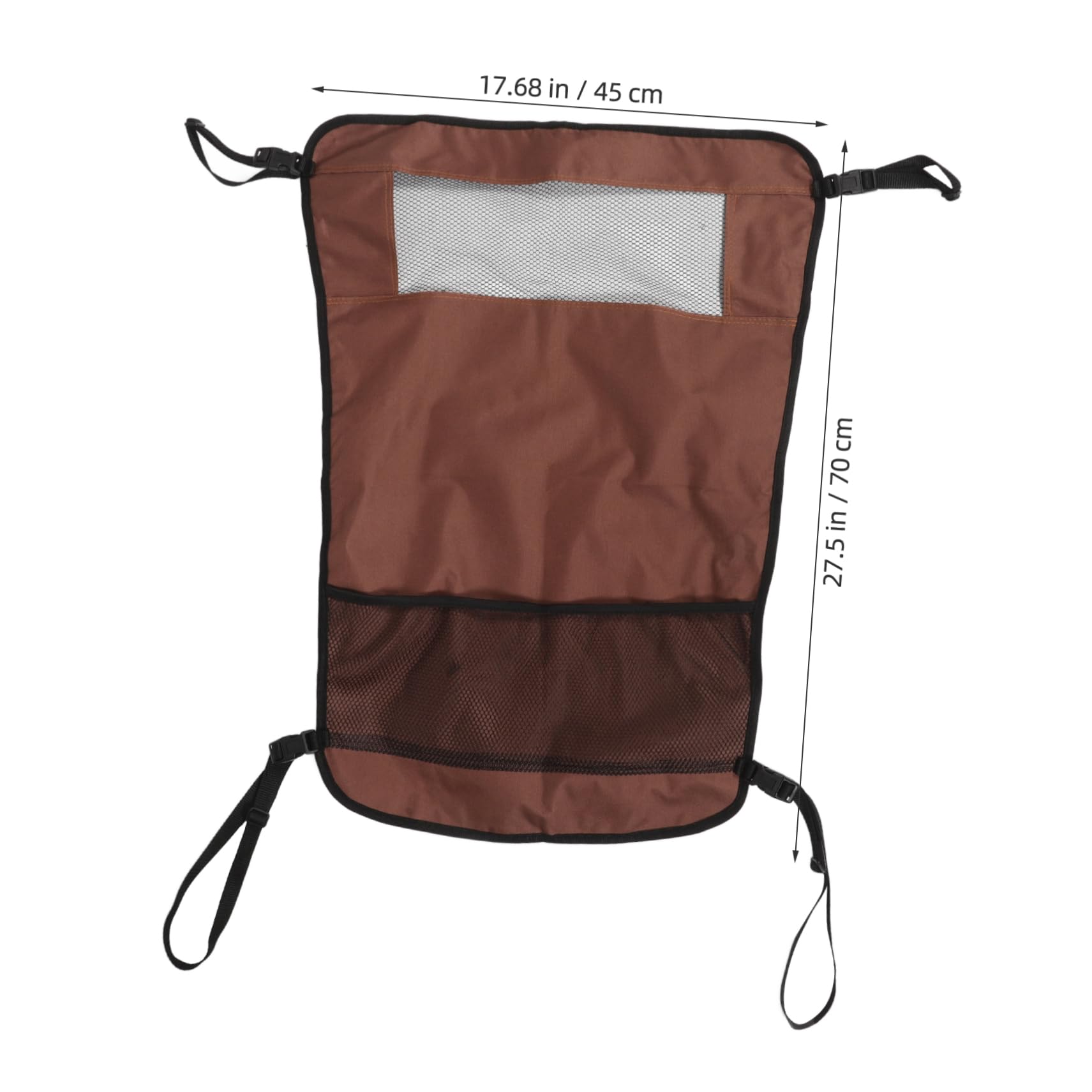 ibasenice Car Dog Barrier Pet Isolation Network Adjustable Mesh Barrier for Back Seat